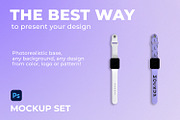 Apple watch band mockup, a Wearable Device Mockup by tinuwiell (Thumbnail 2 of 3)