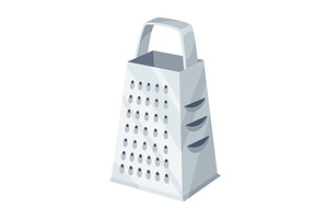 Stainless steel kitchen prep tool, an Object Illustration by the8monkey