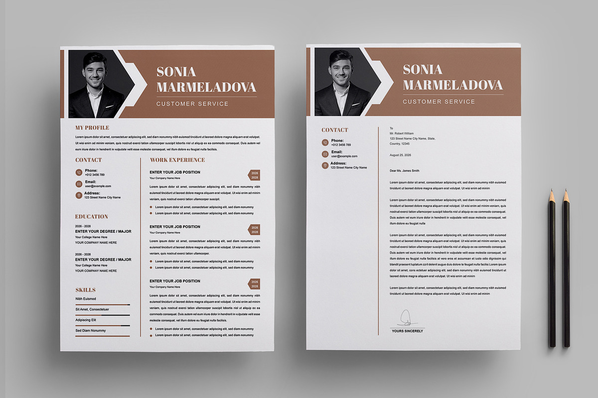 Resume Template, a Resume Template by MightyDesign (Photo 1 of 8)