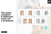Drawstring / Burlap Jute Bag Mock-up, a Packaging Mockup by Mocca Mockups Store (Thumbnail 2 of 11)
