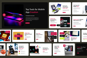 Saas - Mobile App Presentation, a Presentation Template by Hammad Arif