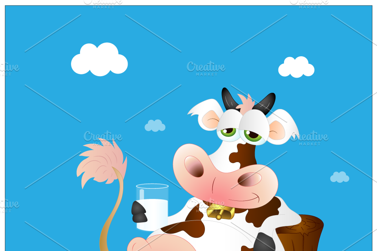 Cows Vectors preview 3