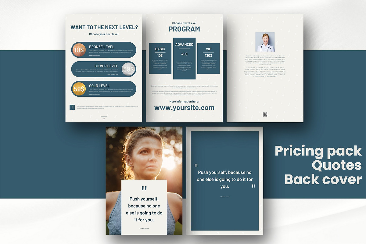 Healthy lifestyle workbook template, a Magazine Template by Handy Template (Photo 20 of 24)