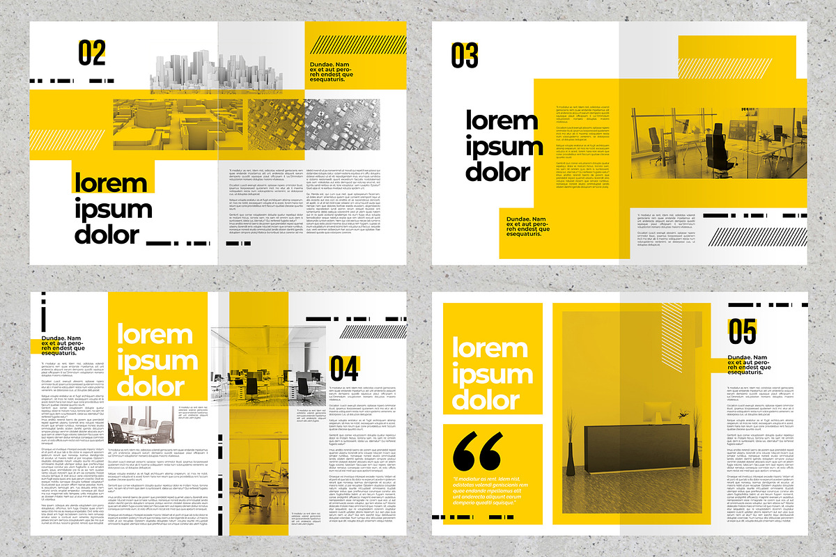 OUBEL: Yellow Multipurpose Brochure, a Brochure Template by McLittle Stock (Photo 3 of 4)