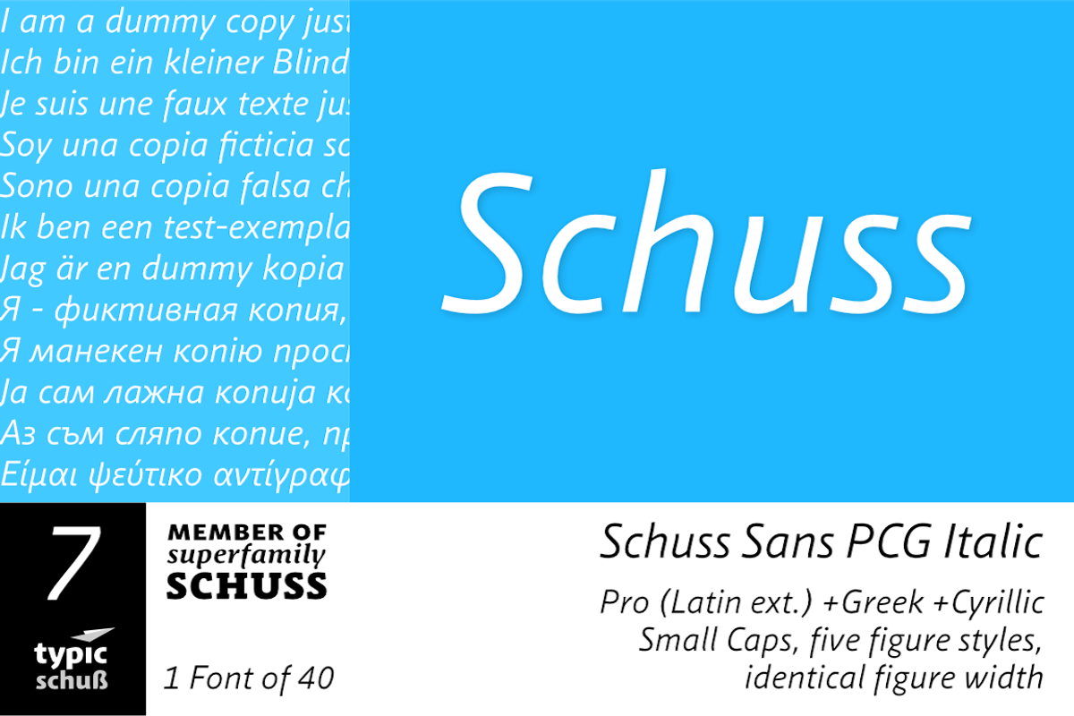 SchussSansPCGIta No.07 (1 Font)