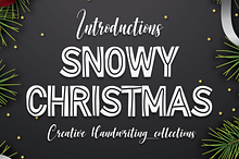 Snowy Christmas | Script Font