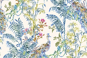 Palms & Peacocks pattern & motifs, a Pattern Graphic by YvY (Thumbnail 5 of 6)