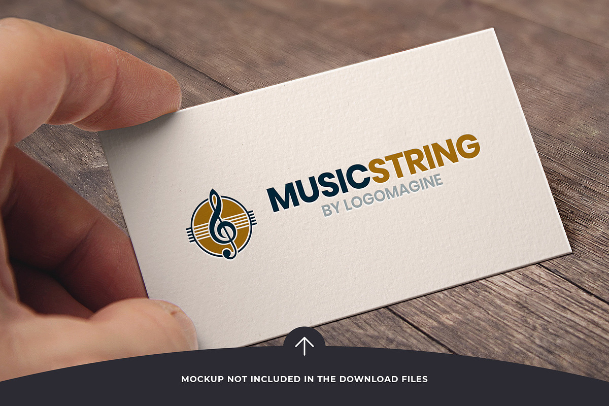 Music String Logo Template, a Branding & Logo Template by LOGOMAGINE (Photo 2 of 16)