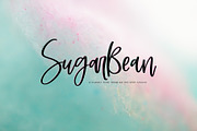 SugarBean, a Script Font by OnTheSpotStudio (Thumbnail 1 of 4)