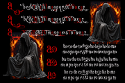 Canderagle Gothic Blackletter, a Blackletter Font by madeDeduk (Thumbnail 9 of 10)