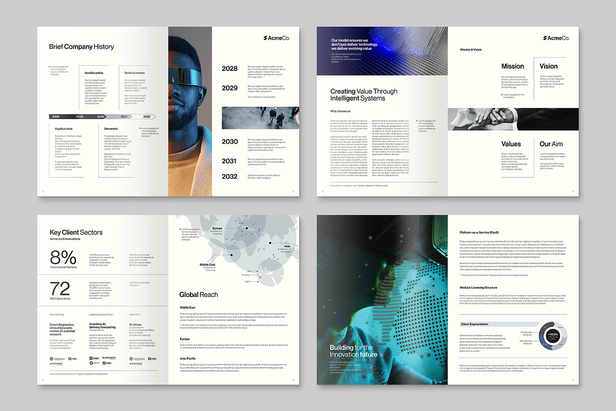 Company Profile Template, a Brochure Template by BrandPacks (Photo 3 of 6)