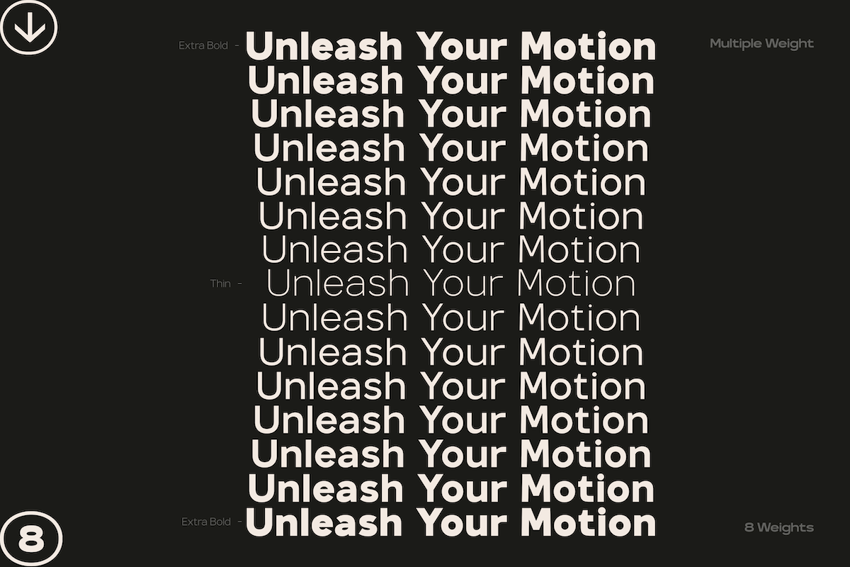 GC Monza - Complex Modern Sans, a Sans Serif Font by Glyphonic (Photo 4 of 31)