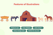 Farming Life Illustration Vector, an Object Graphic by 35lab (Thumbnail 4 of 6)