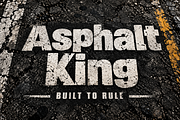 Asphalt King, a Slab Serif Font by Wow Magic (Thumbnail 1 of 5)