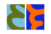Abstract posters, doodle cards set, a Decorative Illustration by Good Studio (Thumbnail 7 of 12)