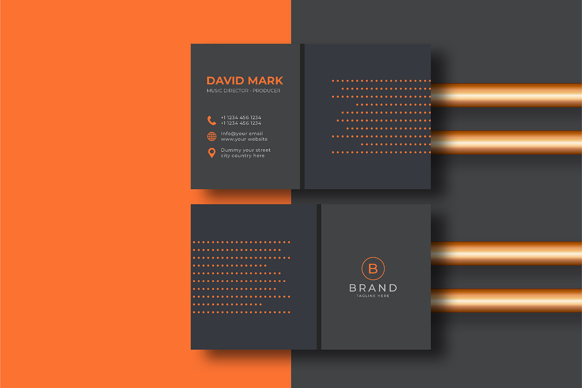 Creative Business Card For Musicians, a Business Card Template by M9 Design (Photo 2 of 5)