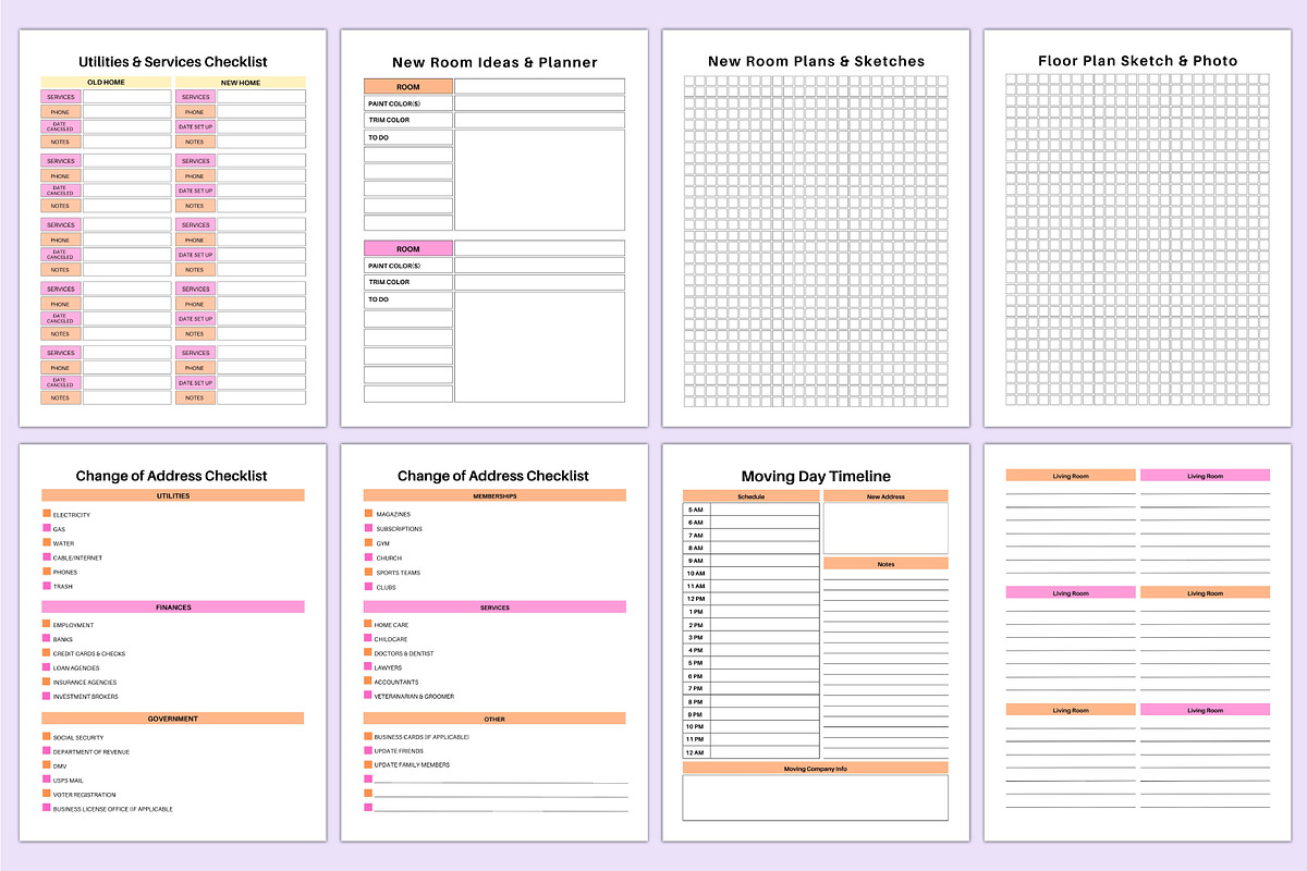2025 Moving Planner For Canva, a Stationery Template by Shumaya (Photo 4 of 6)