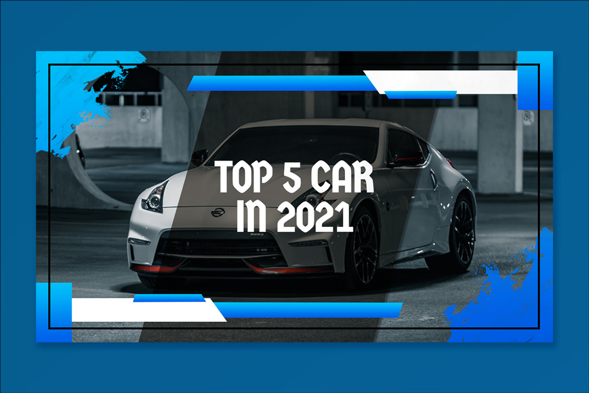 Youtube Thumbnail - Top 5 Car, a Templates & Theme by SlideFactory