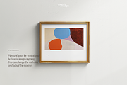 5x4 Gold Horizontal Frame Mockup PSD, a Household Mockup by momomockps (Thumbnail 4 of 11)