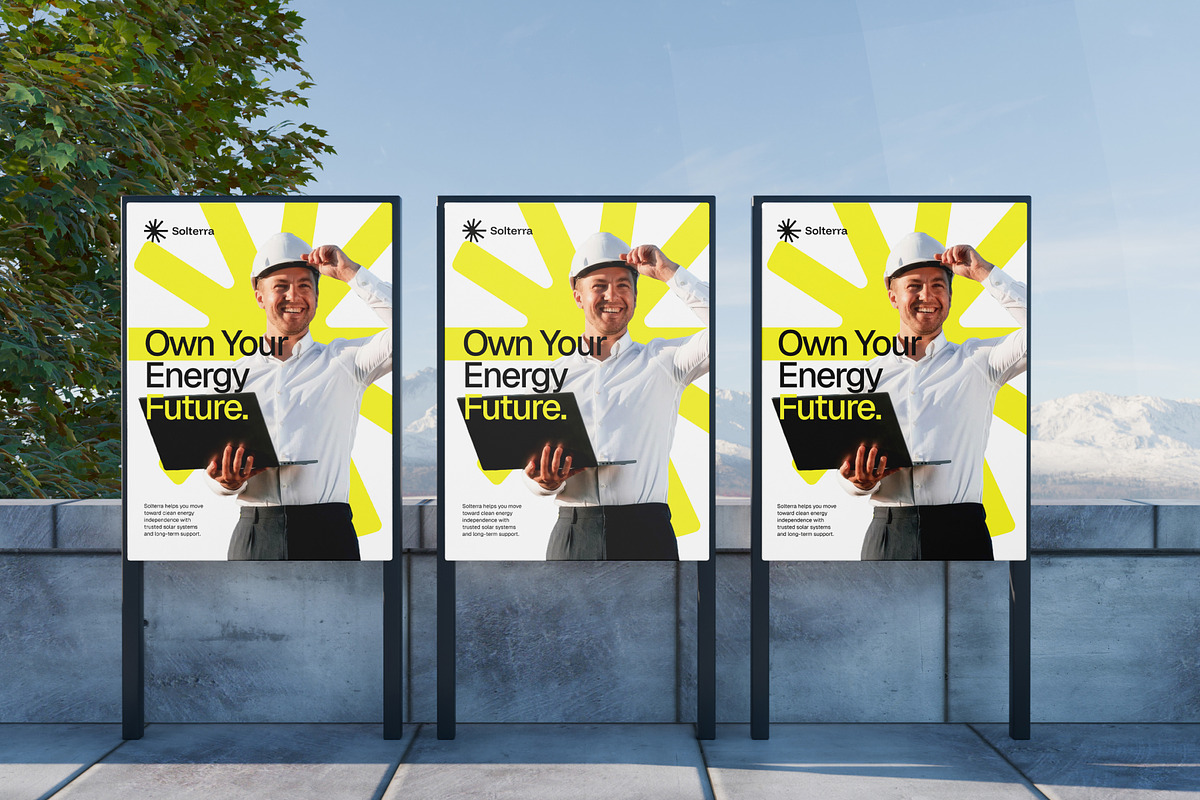 Vertical Outdoor Poster Mockup, an Advertising Mockup by SLAB! Design (Photo 4 of 7)