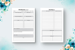 Editable Mindfulness Journal