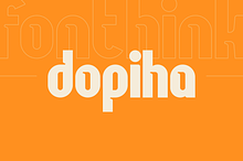 Dopiha - Modern Display Typeface