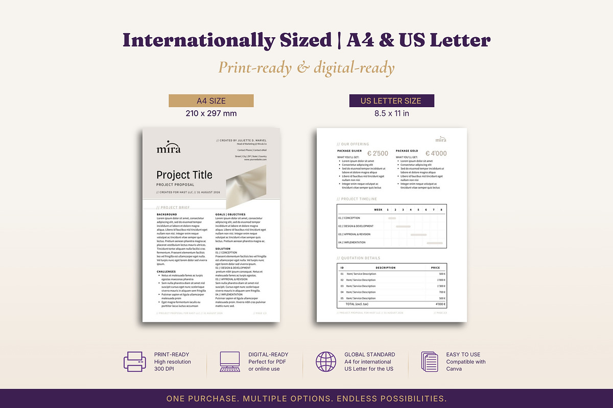 Compact Proposal and Quotation Form, a Brochure Template by B2 Studio (Photo 10 of 15)