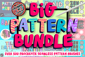 Big Procreate Pattern Bundle