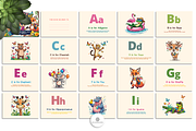Children’s Alphabet Book of Animals, a Brochure Template by Nina Shaw (Thumbnail 7 of 12)