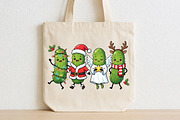 Christmas Pickle Doodles Characters, a Seasonal Illustration by CraftArtStudio (Thumbnail 2 of 4)