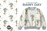 Kids seamless pattern with animal, a Pattern Graphic by vatrushkaprint_store (Thumbnail 1 of 3)
