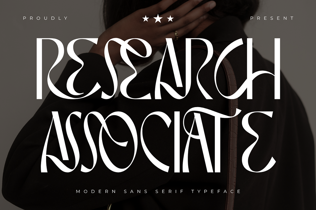 RESEARCH ASSOCIATE - LUXURY FONT, a Sans Serif Font by 177Studio (Photo 1 of 8)
