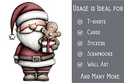 Retro Santa Clipart, an Illustration by Pixels.Craft (Thumbnail 3 of 6)