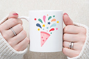 Happy New Year Party Clipart. Bundle, an Illustration by Sublimation Artist (Thumbnail 5 of 6)