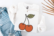 Trendy Cherry Retro Aesthetic, an Illustration by SharpMarketplace (Thumbnail 4 of 9)
