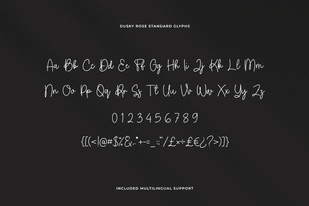 Dusky Rose Handwritten Font, a Handwritten Font by Heinzel Std (Photo 10 of 12)