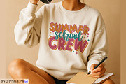 Summer School Crew SVG Groovy, a Seasonal Illustration by mh_arif (Thumbnail 4 of 4)