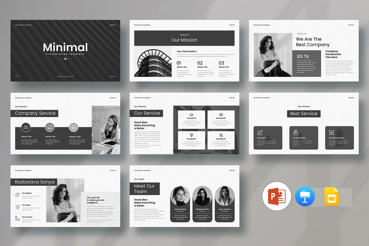 Minimal Presentation Template, a Presentation Template by Pradaxa (Photo 1 of 7)