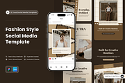 Neutra - Fashion Style Social Media, a Social Media Template by SLAB! Design (Thumbnail 1 of 8)