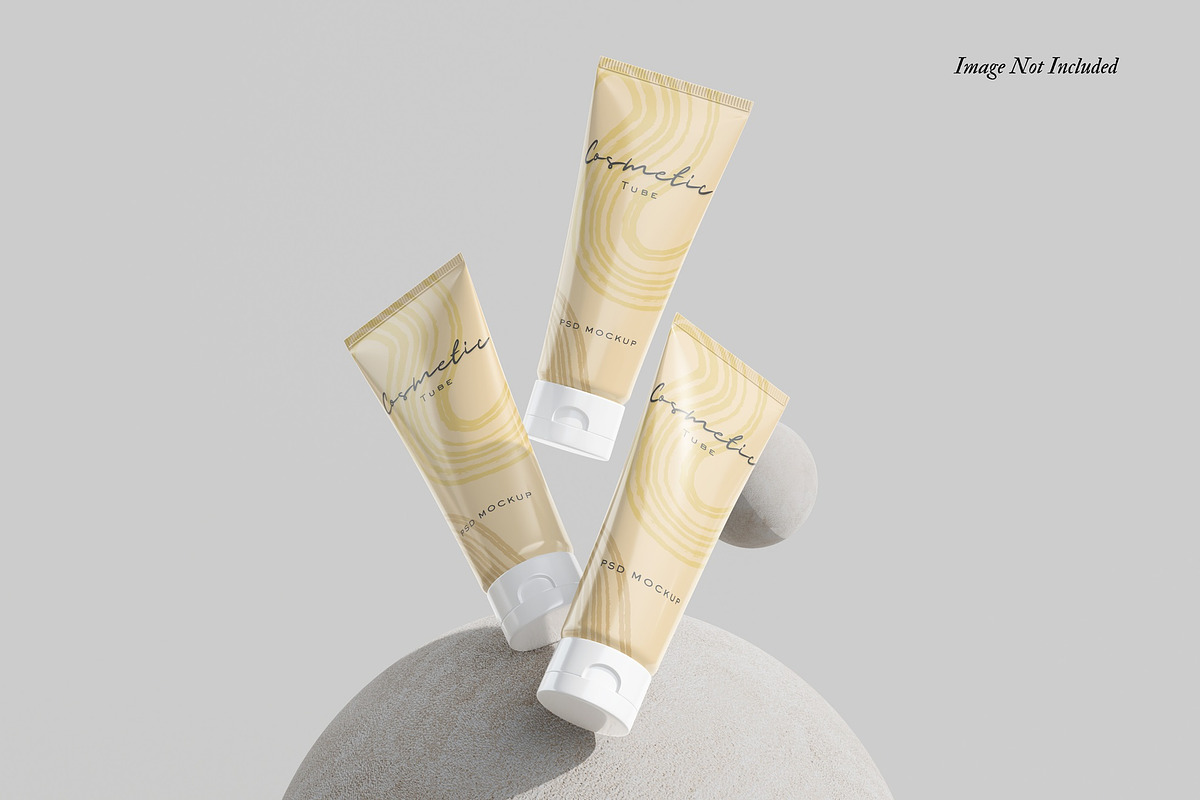 Cosmetic Tube Mockup V2, a Packaging Mockup by DSNA Mockup (Photo 2 of 5)