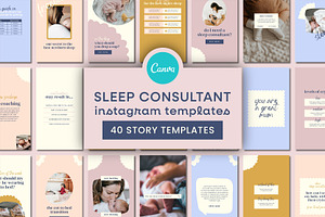 Sleep Consultant Instagram Templates