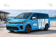 Van Mockup Set, an Advertising Mockup by Country4k (Thumbnail 1 of 5)