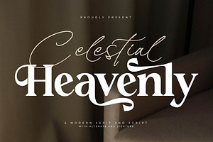 Celestial Heavenly Font Duo