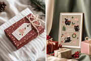 Christmas Curious Cats Collection, a Seasonal Illustration by Muse Artist (Thumbnail 4 of 13)