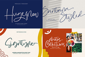 The Handwritten Bundle Fonts