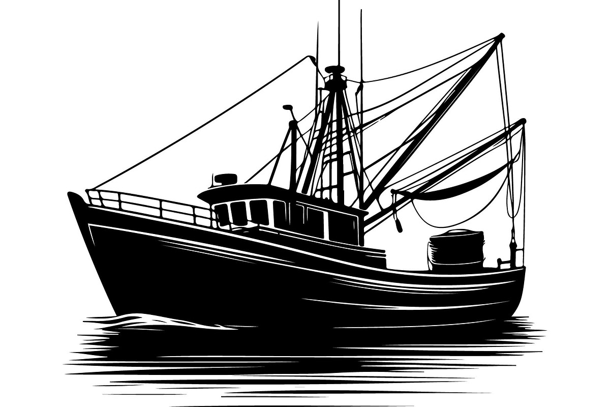 Vintage Fishing Boat Bundle, an Object Graphic by Designer_Momina (Photo 12 of 13)