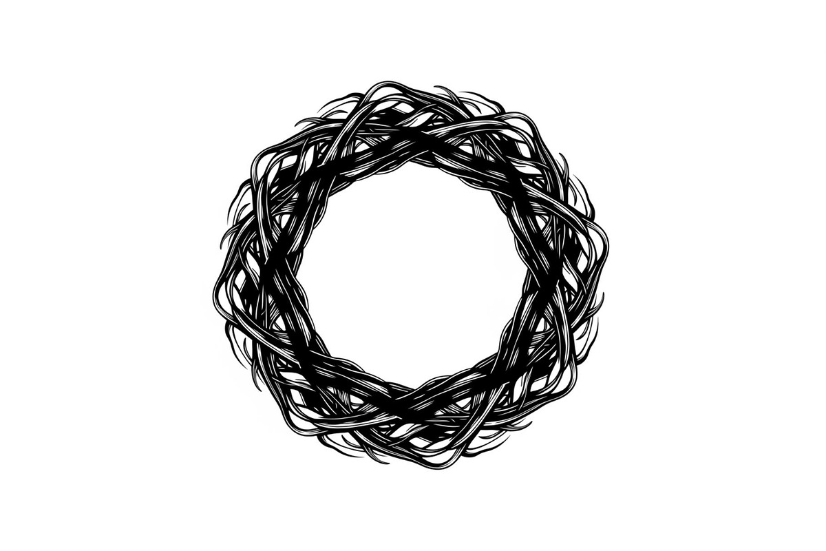 Hand Drawn Wreath Frame Bundle, an Illustration by yasushie (Photo 35 of 51)