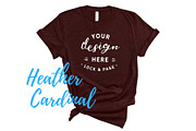 Bella Canvas TShirt Mockups On White, a Shirt Mockup by lock and page (Thumbnail 27 of 92)