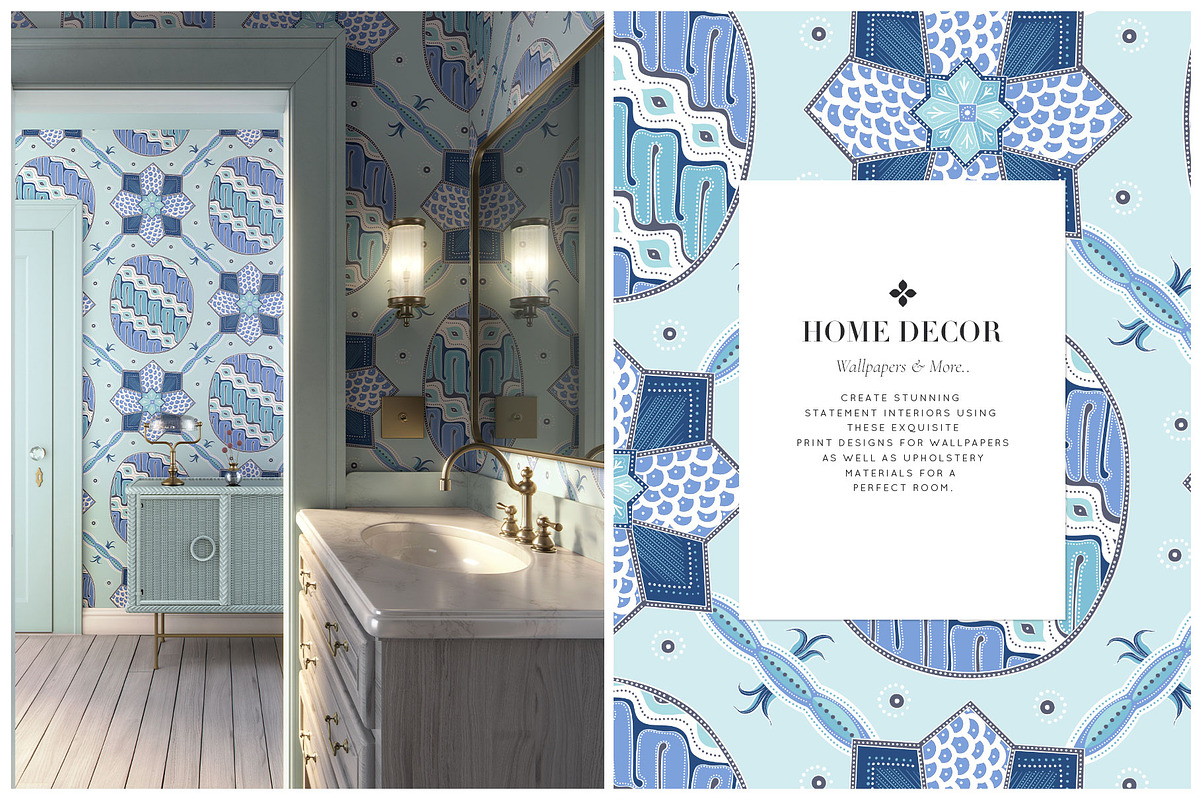 Nusari, Luxury Mod Batik-Vector Art!, a Pattern Graphic by TSTUDIO (Photo 10 of 14)