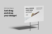 Yard Sign Mockup - Outdoor Display, an Advertising Mockup by graphicsauce (Thumbnail 4 of 4)